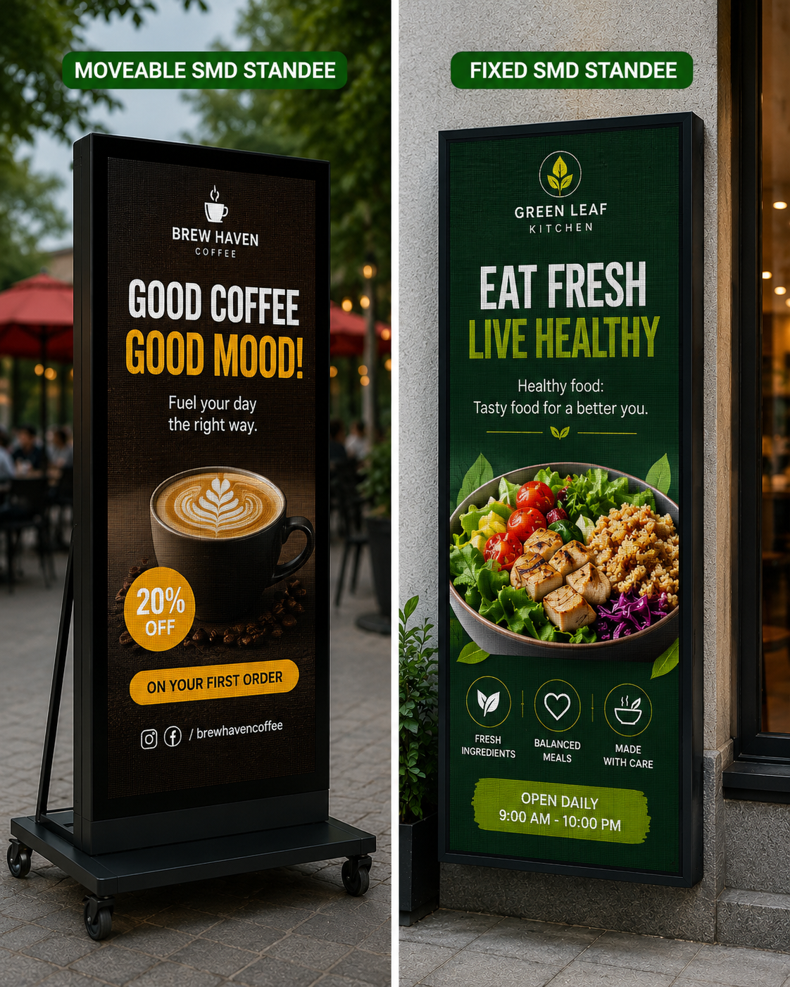 outdoor moveable and fixed standee (2)
